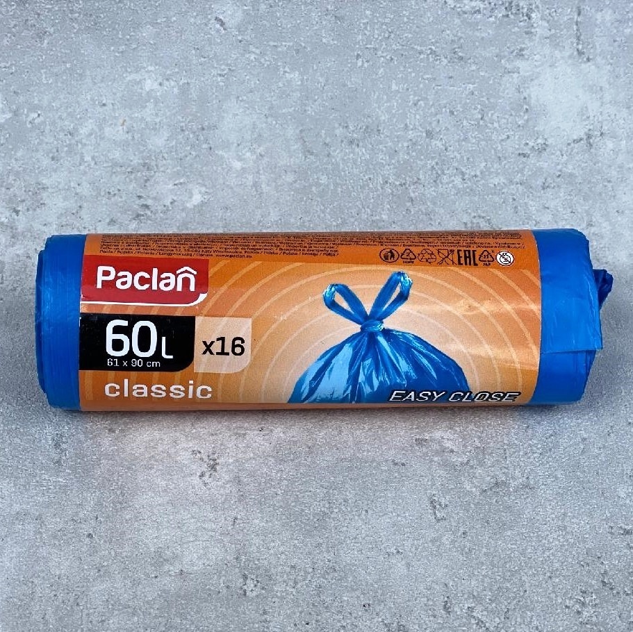Odpadové pytle Paclan classic 60l x 16ks