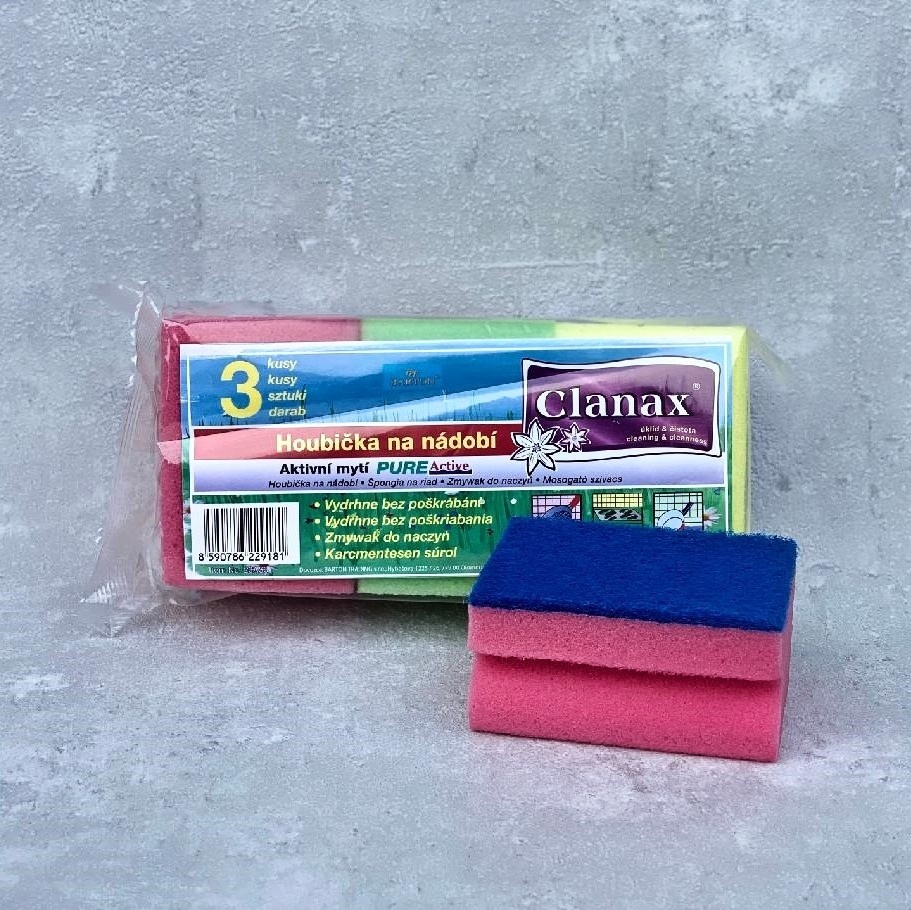 Houbička na nádobí 3 ks