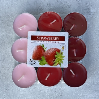 Čajové svíčky vonné Jahoda