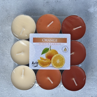 Čajové svíčky vonné Pomeranč