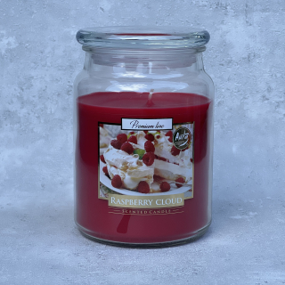 Bispol Vonná svíčka ve skle s vůní malin.